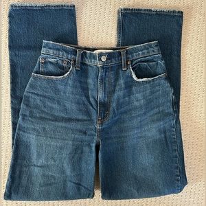 90s straight ultra high rise curve love Abercrombie jeans